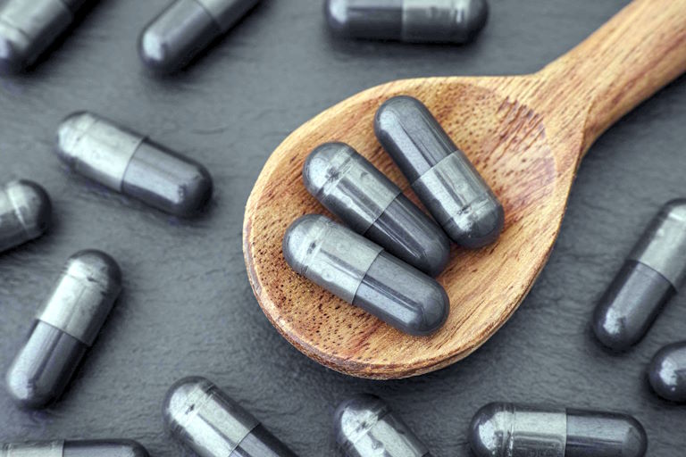 Activated carbon in pharmaceuticals